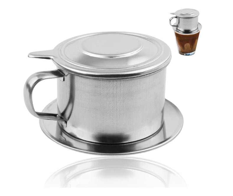 Vietnamese Robusta Coffee Set – 250g Beans + Phin Drip Filter
