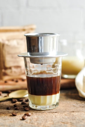 Vietnamese Robusta Coffee Set – 250g Beans + Phin Drip Filter